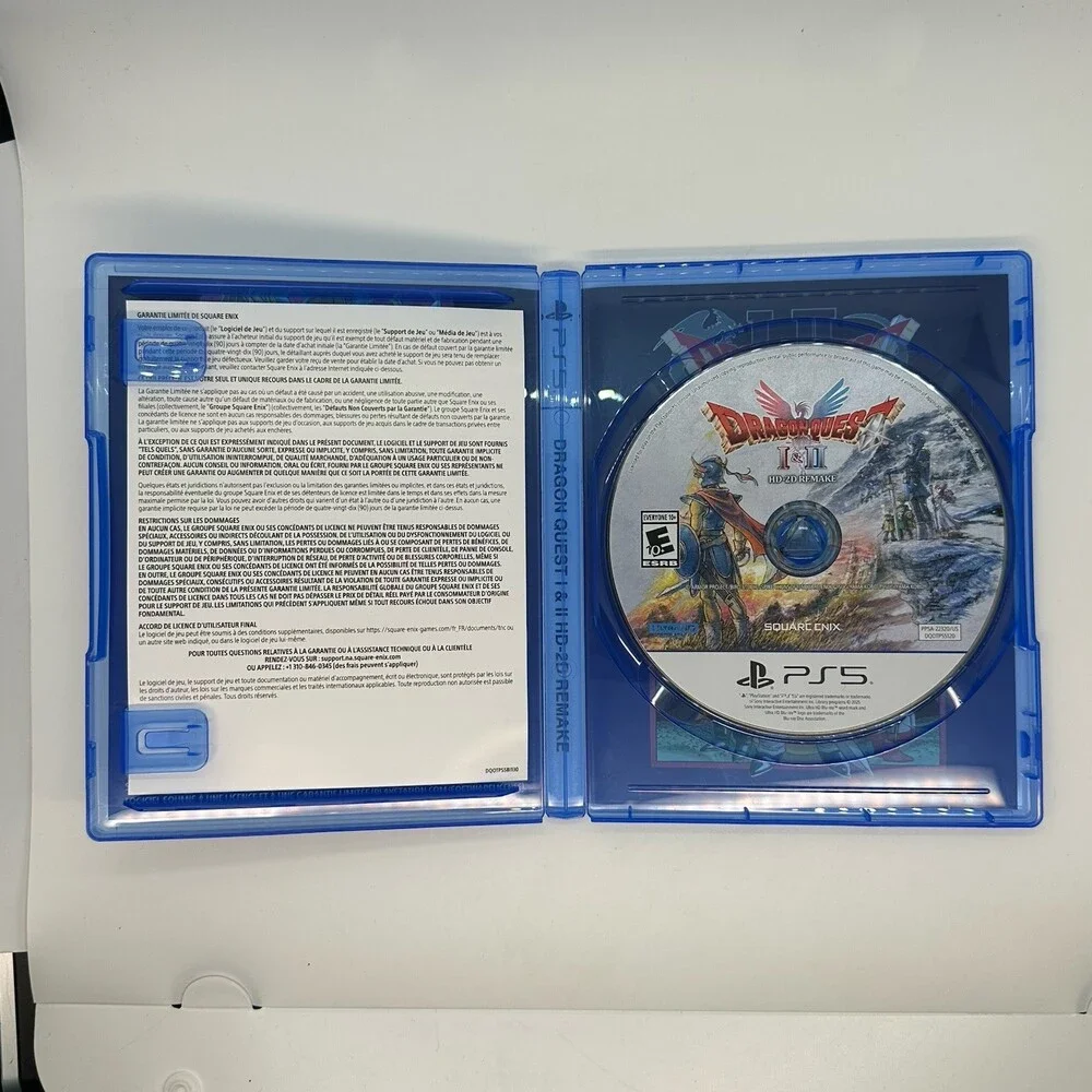 Dragon Quest I & II 1 2 HD-2D Remake PlayStation 5 PS5, Square Enix) - Tested!